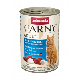 ANIMONDA CARNY ADULT - консервирана храна за котки с треска и магданоз 400 гр.